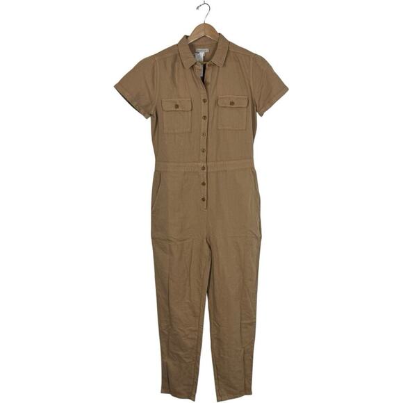 NWT Outerknown Classic Fit Button-Front S.E.A. Suit Victory Tan Women's Size M - Picture 2 of 16